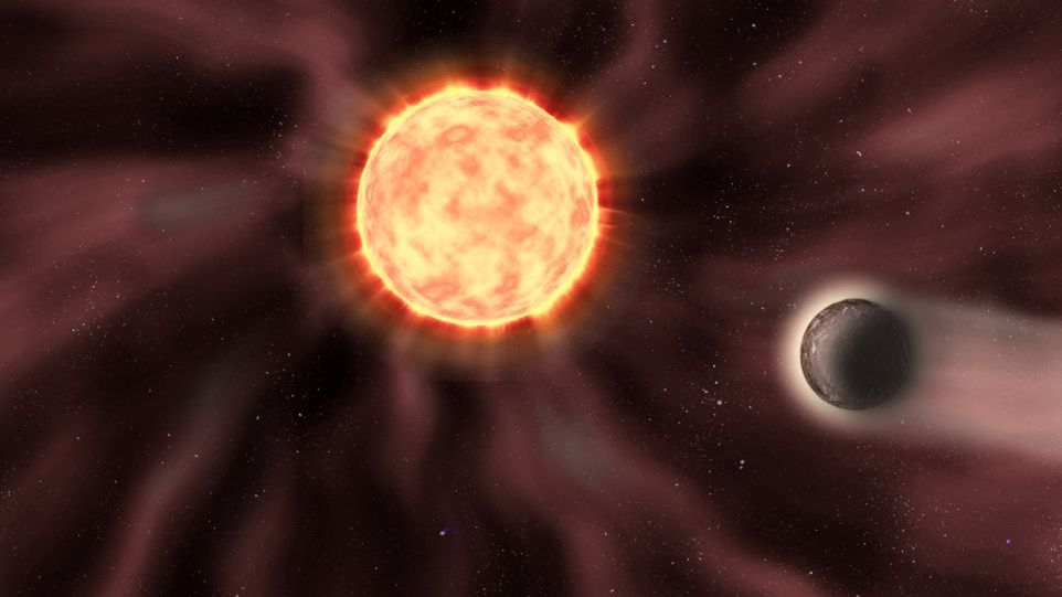 Künstlerische Darstellung eines Stern-Planeten-Systems