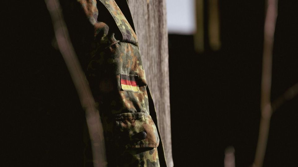 Arm eines Bundeswehrsoldaten